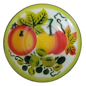 70s Retro Tin Bowl - Fall Theme